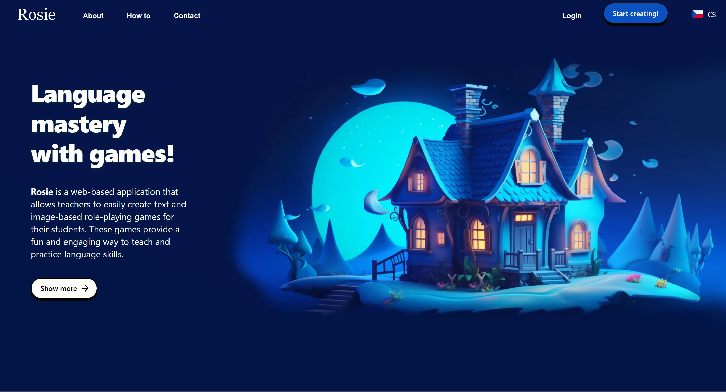 A screenshot of Rosie